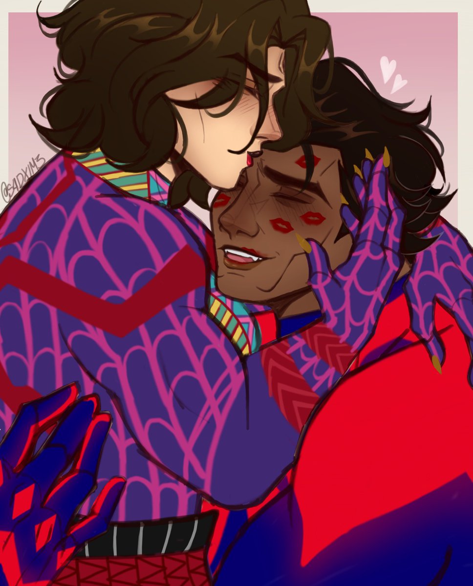 Smooooch 😽
#MiguelOHara #migueloharafanart #spiderMan2099  #AcrossTheSpiderVerse #ATSV #digitalart #fanart #Ocxcanon