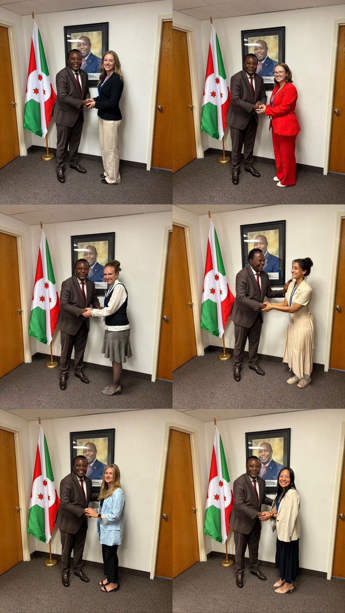 BurundiOnu's tweet image. S.E @ManiratangaZph1 received youth delegates from the Clare Boothe Luce Center for Conservative Women, a Virginia-based organization that has been working since 1993 to train and promote women leaders inspired by conservative values.
Our discussions focused on the human and…