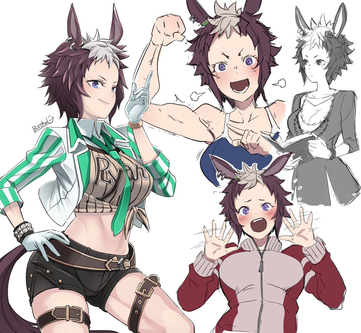 海外でウマ娘盛り上がってるので再掲🐎