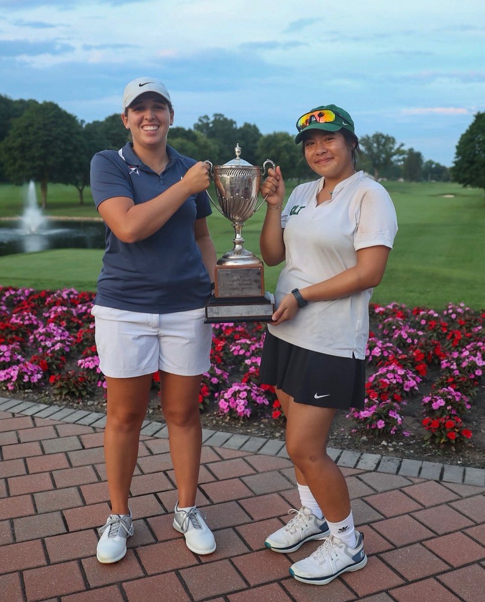 eliteamseries's tweet image. Farah and Pinky are your co-medalists 🏅🏅 @WWGAGOLF
Defending Women’s Western champion 🤝 current women’s Elite Amateur Cup leader
Match play begins tomorrow with the Round of 32.
🔗 See today’s results in bio