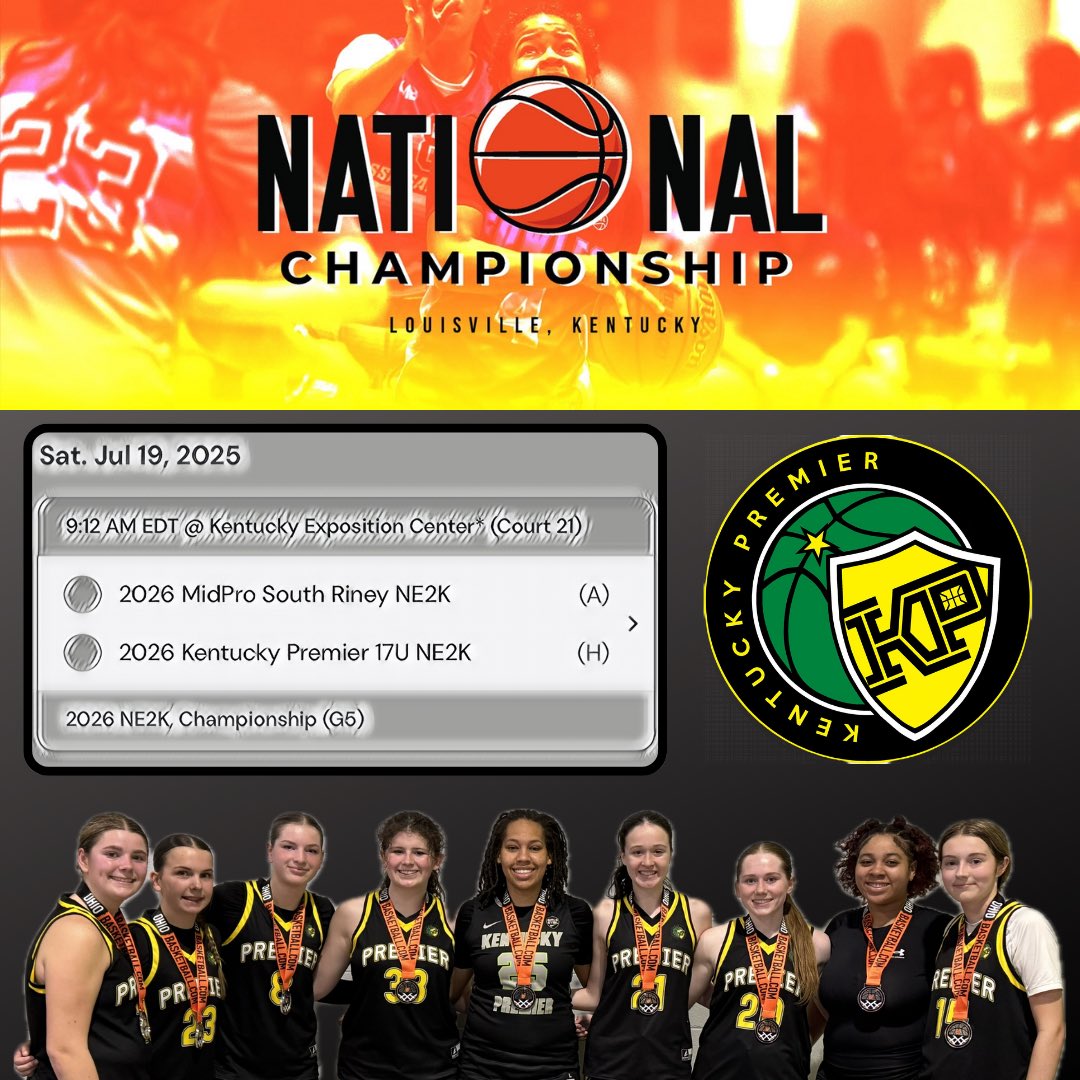 🏀 Saturday’s the moment.
All heart. Every possession.
Let’s go! <a href="/KentuckyPremier/">Kentucky Premier EYBL</a>