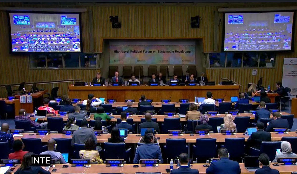 Nepal Mission to the UN (@nepalunny) on Twitter photo ECOSOC VP Amb <a href="/LokThapa2071/">Lok B Thapa</a> chaired the interactive panel discussion on SDG 8 & interlinkages with other SDGs. The session stressed the vision of SDG 8 where growth benefits all, where work is safe & dignified, and where no one is left behind in shaping the future of work. ECOSOC VP Amb <a href="/LokThapa2071/">Lok B Thapa</a> chaired the interactive panel discussion on SDG 8 & interlinkages with other SDGs. The session stressed the vision of SDG 8 where growth benefits all, where work is safe & dignified, and where no one is left behind in shaping the future of work.