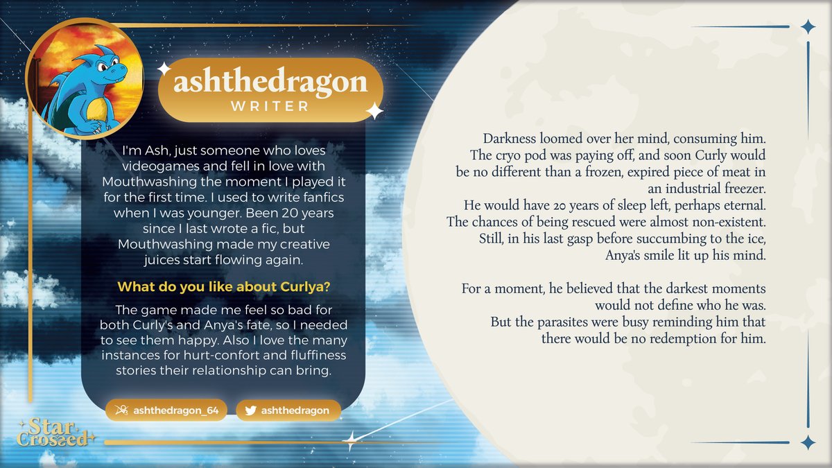 curlyazine's tweet image. ✨💊 CONTRIBUTOR SPOTLIGHTS 💊✨

Big welcome to ashthedragon, Burgr, Pastel Moon, and wherebeabee!

#Mouthwashing #curlya