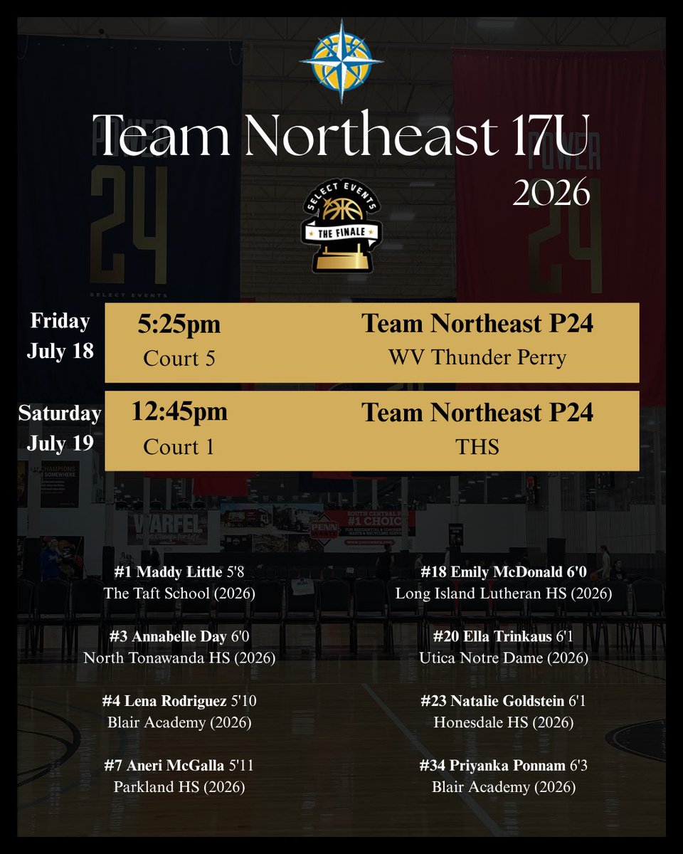 Schedule for this weekend in Ohio!