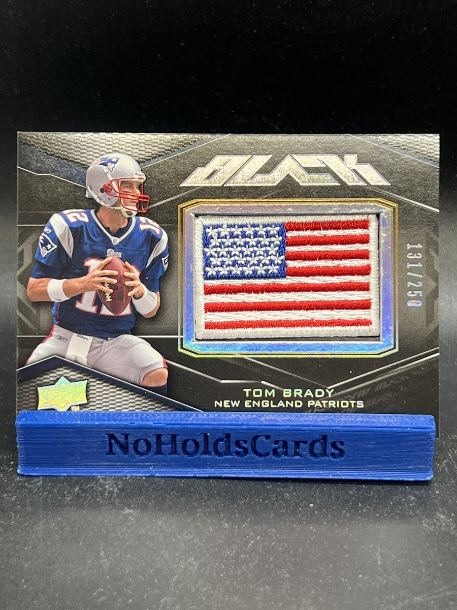 #NOHOLDSALE🐻 

$250

BRADY BLACK USA FLAG /250

As American a Brady card as it gets 

Reposts and Tags Appreciated 🤝