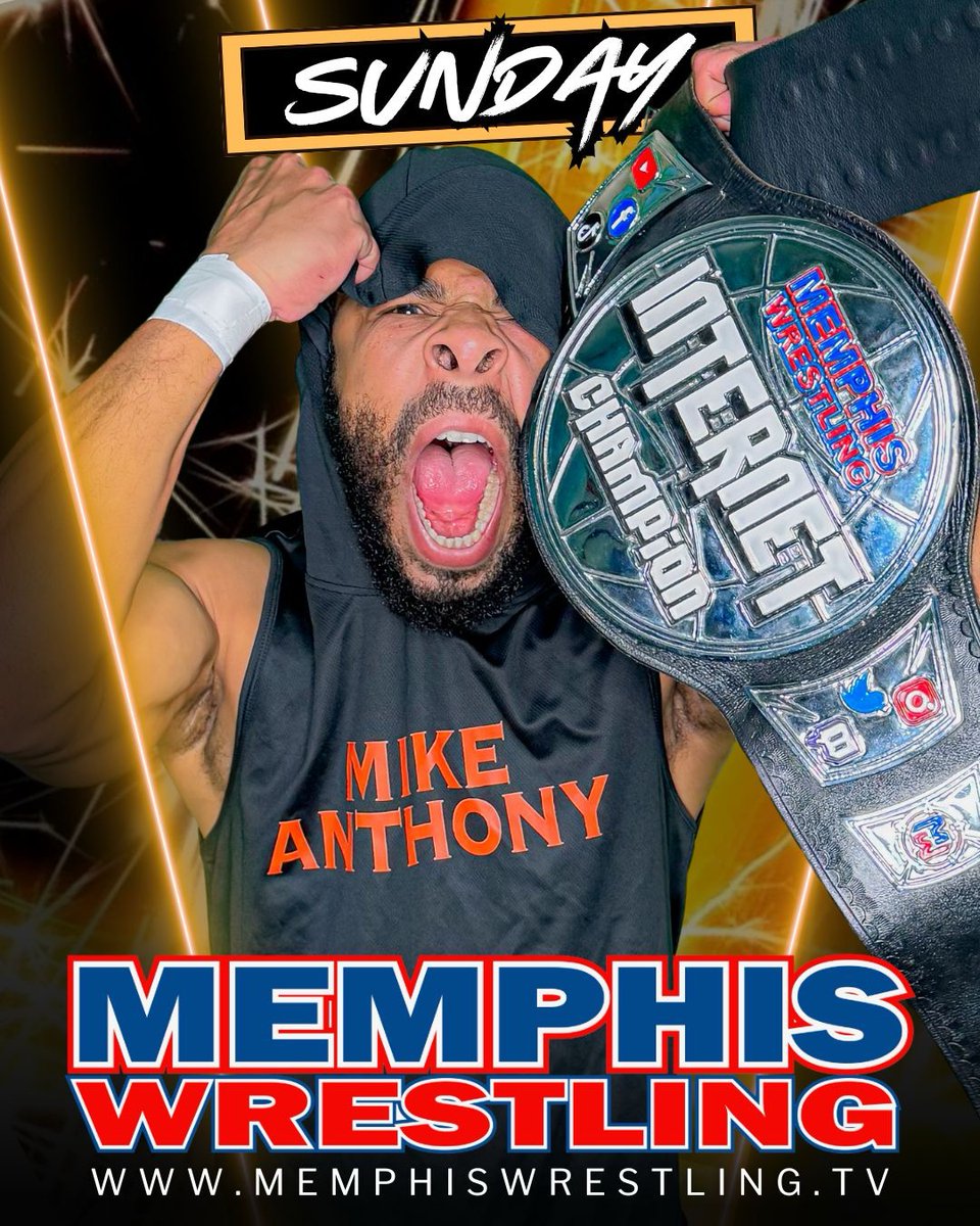THIS SUNDAY — Don’t miss Memphis Wrestling LIVE!