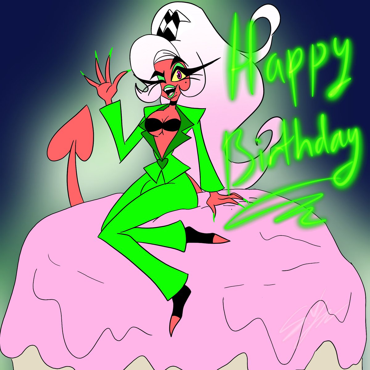 StarfireVega1's tweet photo. Happy Birthday to @brush_of_chaos hope you like it! 🎁 🥳 🎂 🎉
#hellvabossOC https://t.co/epuJ7a0tsa