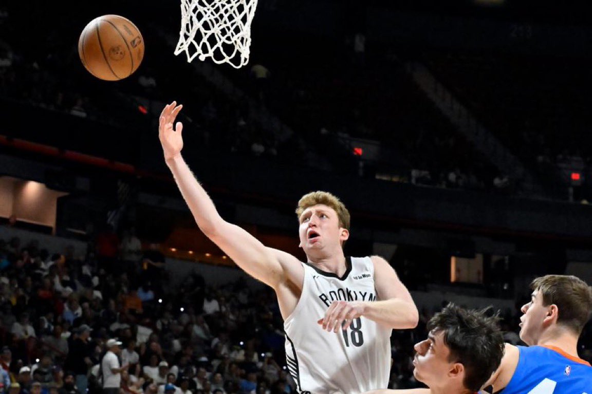 NetsMuse's tweet image. Danny Wolf has found his stride:
18 PTS
6 REB
3 AST
2-4 3PT
LETS GO DANNY❗️