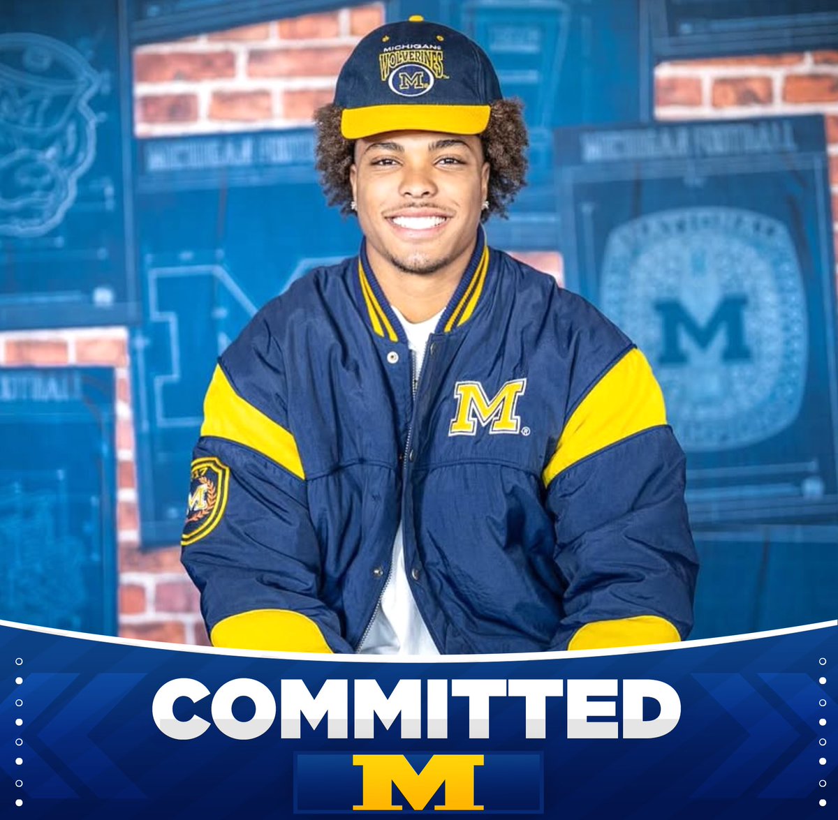 uofmcoverage's tweet image. BREAKING: 2026 4⭐️ DB Jordan Deck has flipped his commitment from Baylor to Michigan!
The 6’3 190 pound prospect from Frisco, TX held additional offers from Penn State, Notre Dame, Miami, Oklahoma and 30+ others #GoBlue