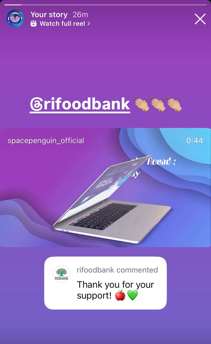 Thanks for helping <a href="/rhodeisland/">Rhode Island</a>! 

<a href="/RIFoodBank/">RI Food Bank</a>  🐧🩵

We appreciate your grace 🕊️