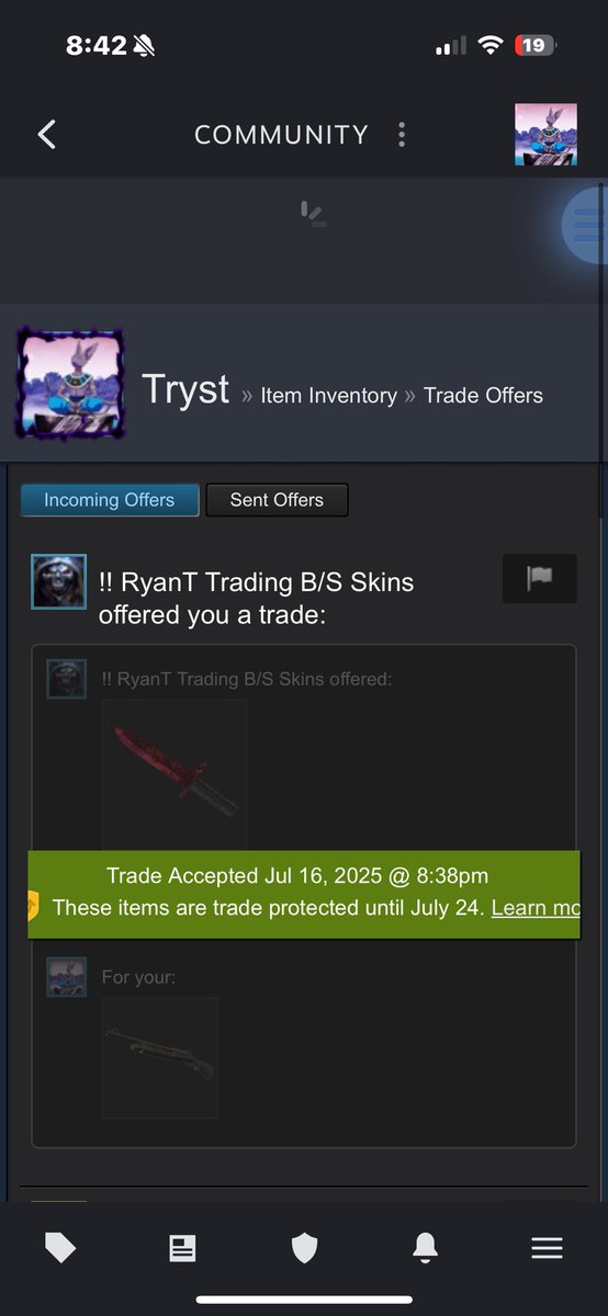 First cash purchase after this new update <a href="/RyanTCSGO/">RyanTCS | USA Buying skins up to 97%</a> ty for the ruby :)