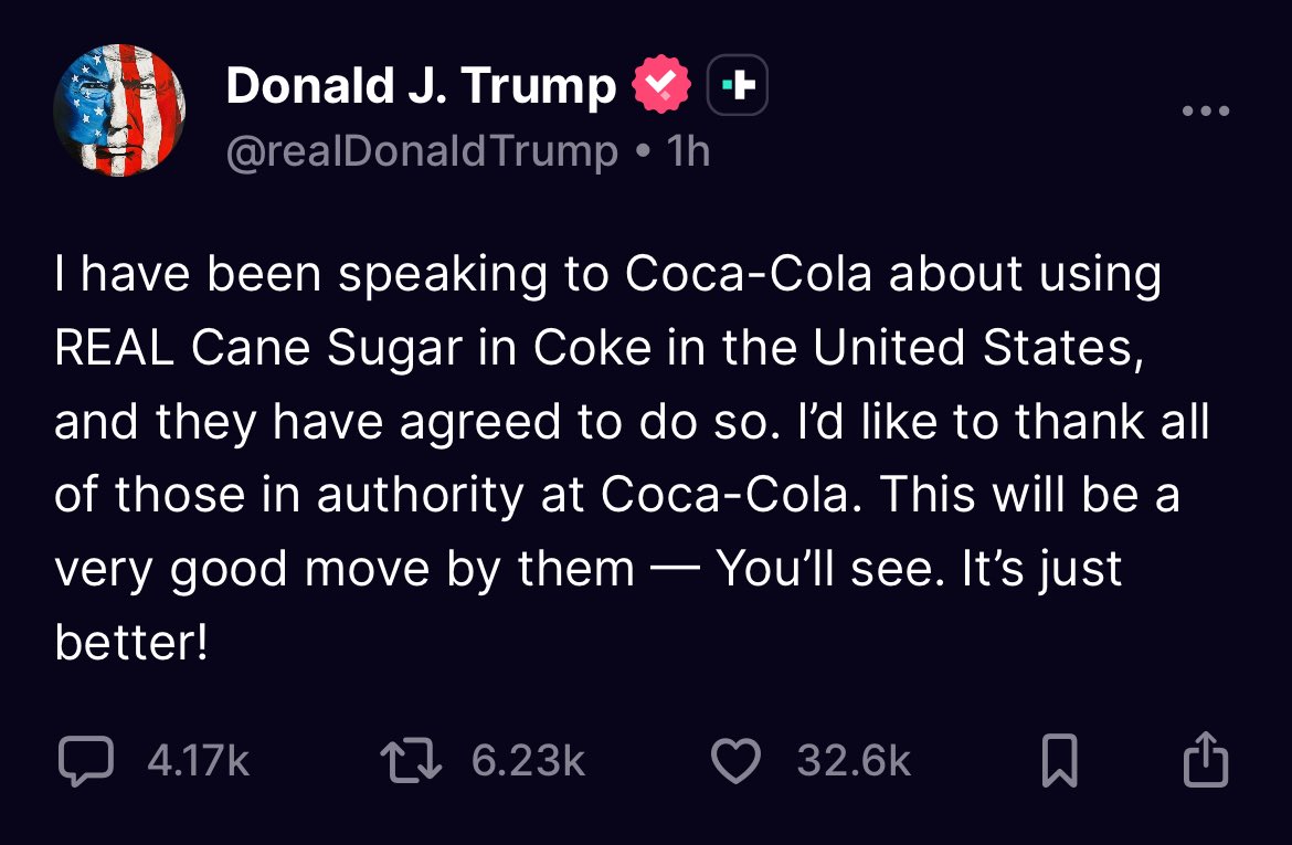 MillerStream's tweet image. “i don’t wanna talk about the child sex ring anymore i just want to talk about my new recipe for coca cola!”