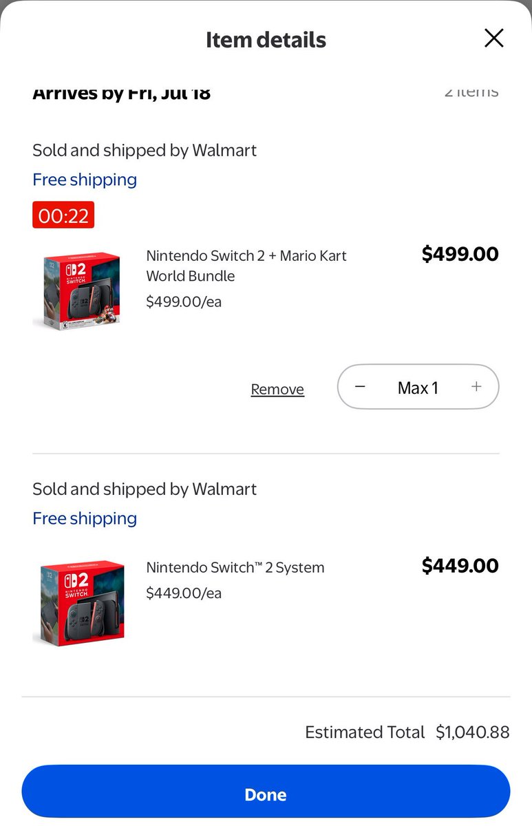 Nintendo Switch 2 consoles still available at Walmart