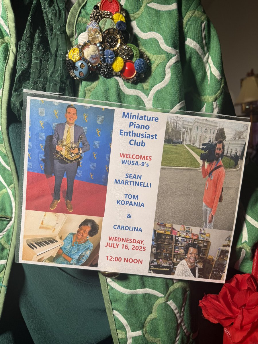 Today’s welcome from the Miniature Piano Enthusiast Club 🎹🥺