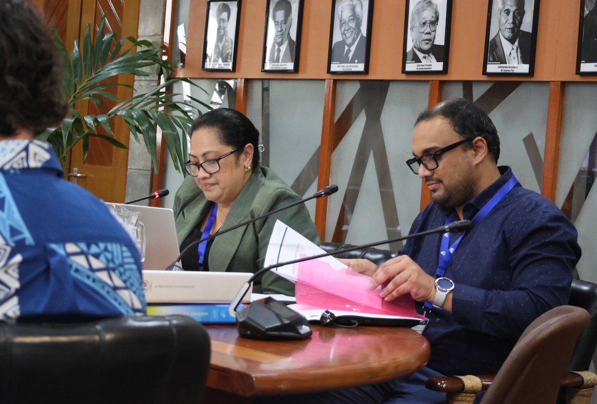ForumSEC's tweet image. Forum Senior Trade Officials convened at the Pacific Islands Forum Secretariat around the theme of “Fostering Trade to build a Resilient and Sustainable Pasifiki” ahead of the Forum Trade Ministers Meeting (FTMM) on 18 July 2025.
Ms. Distaquaine Tu’ihalamaka, Tonga’s CEO for…