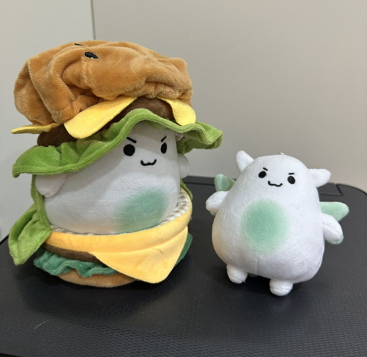 買了漢堡裝給帝江🍔
怎麼那麼適合