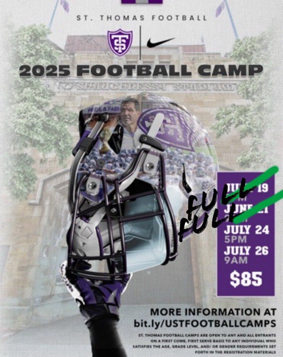 aubin_tucker's tweet image. Thank you for the camp invite @Coach_Caruso and @UST_Football !