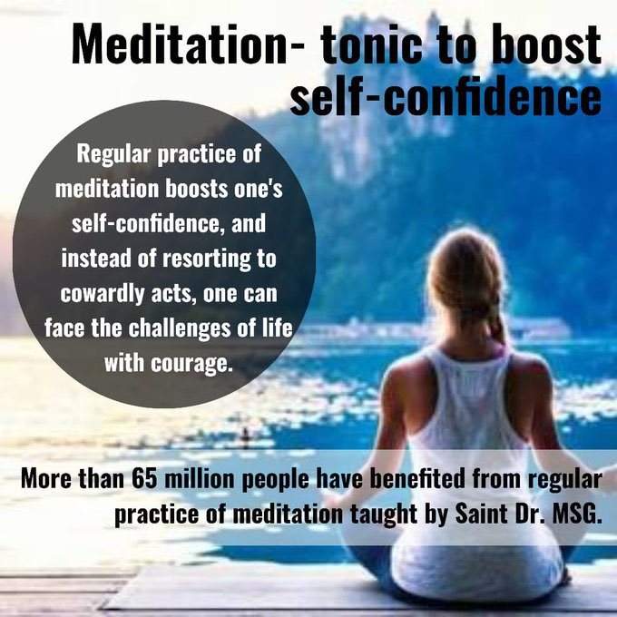 Nannuinsa1's tweet photo. A person can easily face any problem with the help of self-confidence. Saint MSG tells that by continuously chanting the name of God, a person can take his inner self-power to the extreme.
#BoostConfidence https://t.co/GiH62sK6ra
