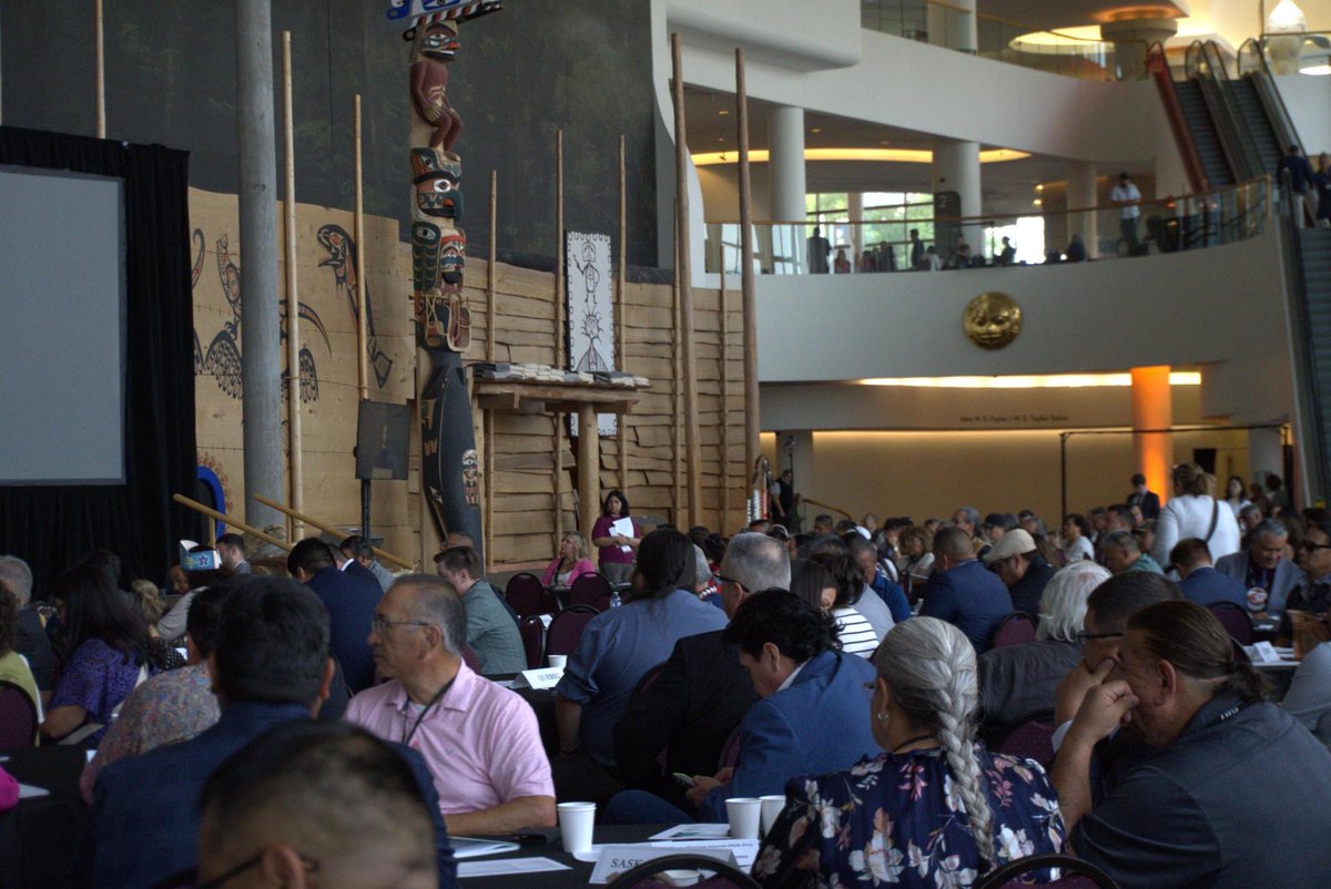 MandyGullMasty's tweet image. Here with you today and everyday as we chart this path together. Honoured to meet FNs leaders from across the country for the first day of the First Nations Major Projects Summit. Tomorrow, we will come together again to discuss our shared priorities & the future of our nations.