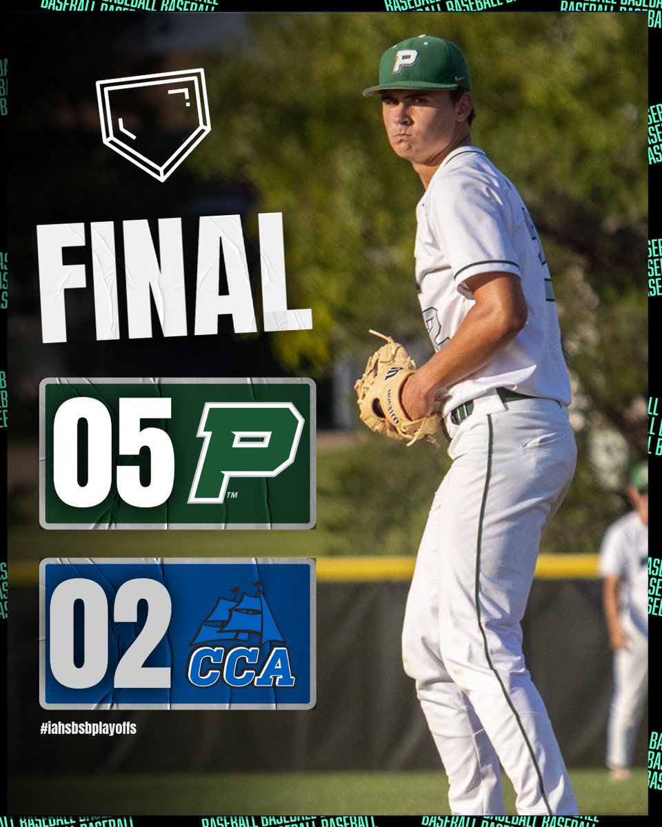 🚨𝗣𝗟𝗔𝗬𝗢𝗙𝗙 𝗕𝗔𝗦𝗘𝗕𝗔𝗟𝗟 𝗙𝗜𝗡𝗔𝗟 𝗦𝗖𝗢𝗥𝗘🚨

PELLA DEFEATS CCA IN THE SUBSTATE FINALS 5-2 🔰

THE DUTCH ARE HEADING TO SIOUX CITY.

#iahsbsb clay.visualss