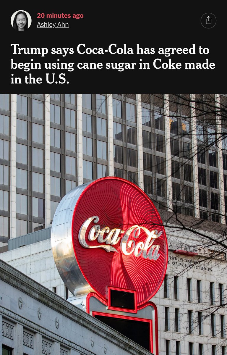 MichaelMindrum's tweet image. MAHA offering a huge victory for  sugar sweetened beverages - a health halo that will increase consumption and worsen public health.