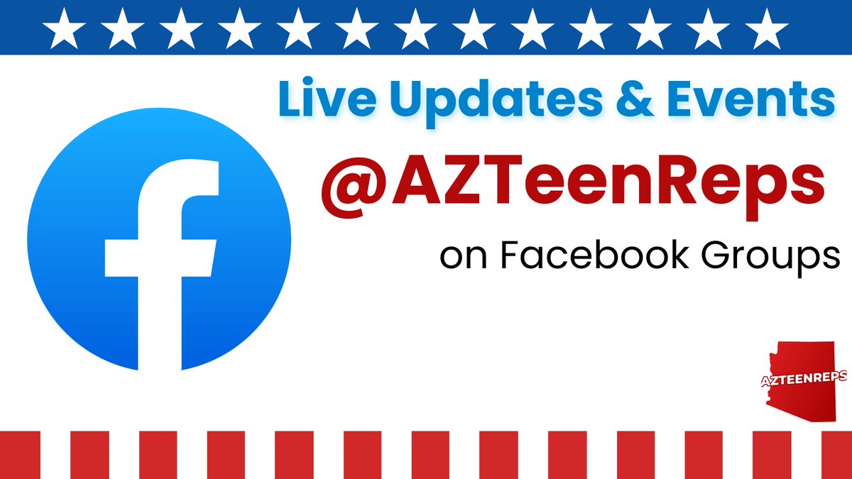 AZTeenReps's tweet image. Join the TAR's Facebook Group:
Live Updates & Events posted!
facebook.com/groups/azteenr…