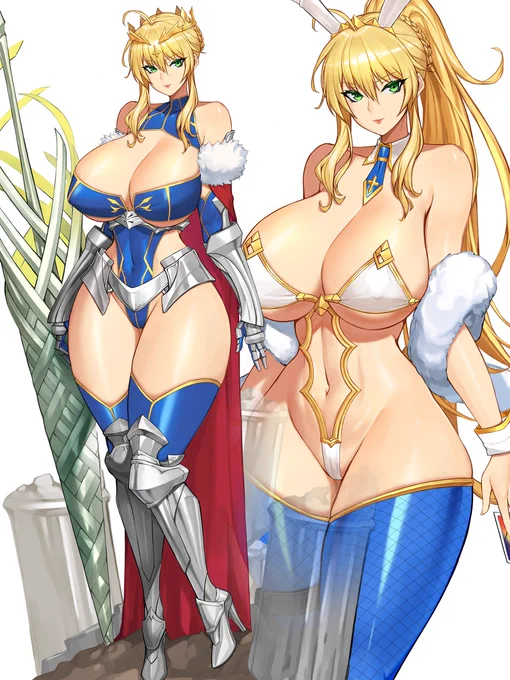 アルトリア·ランサー [オールバリエーション] - #アルトリア・ペンドラゴン #FGOファンアート