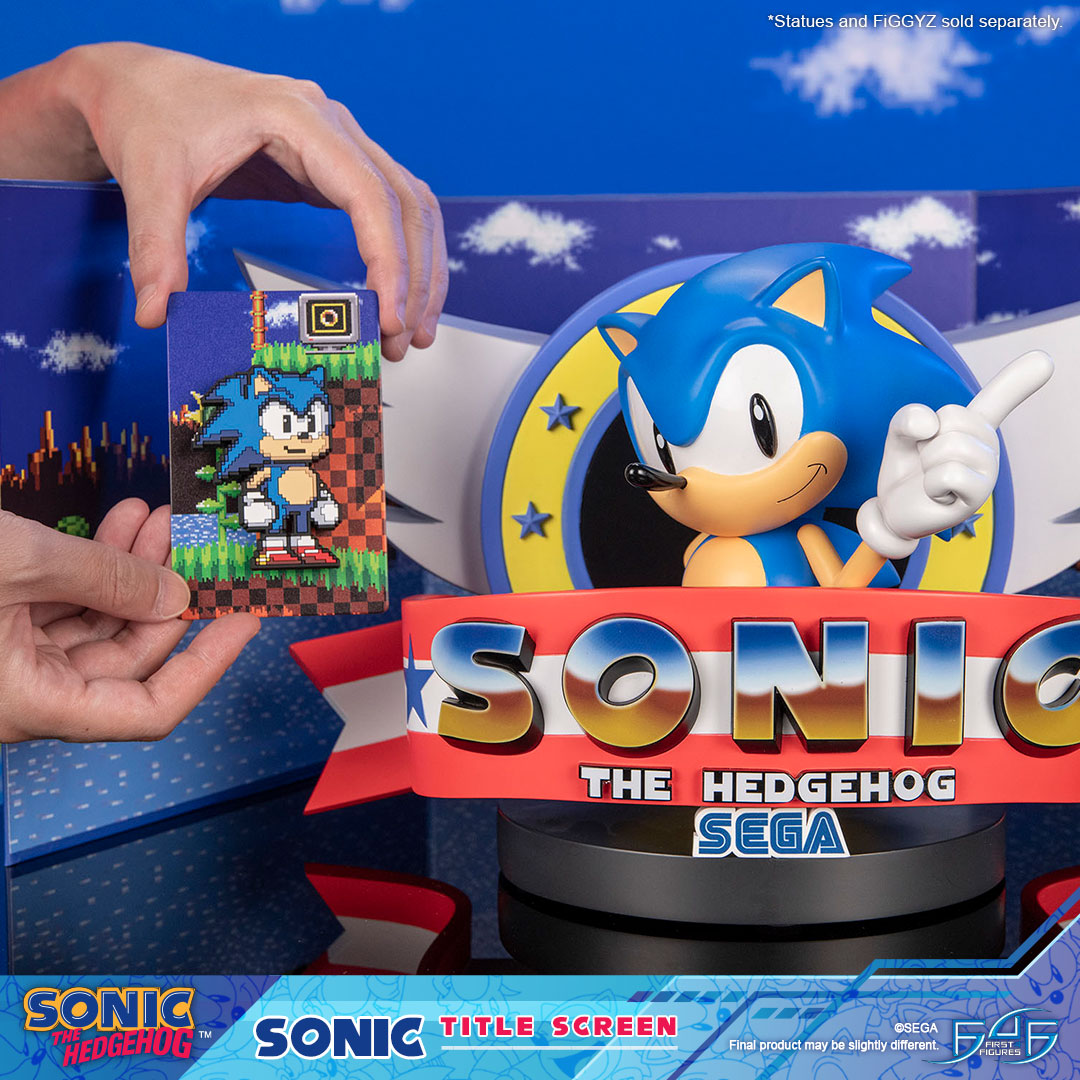 First4Figures's tweet image. SONIC TITLE SCREEN PRE-ORDERS NOW OPEN!
Sonic shines at any size! See how our Sonic FiGGYZ sizes up beside our Sonic Title Screen statue! Statues and FiGGYZ sold separately.
Pre-orders for our Sonic The Hedgehog - Sonic Title Screen statue are NOW OPEN! Take advantage of our…