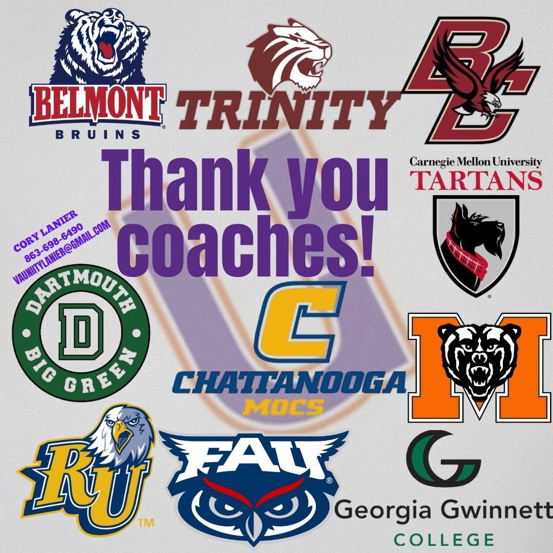 A huge thank you to all the coaches that came out to take a look. We appreciate your time and interest!