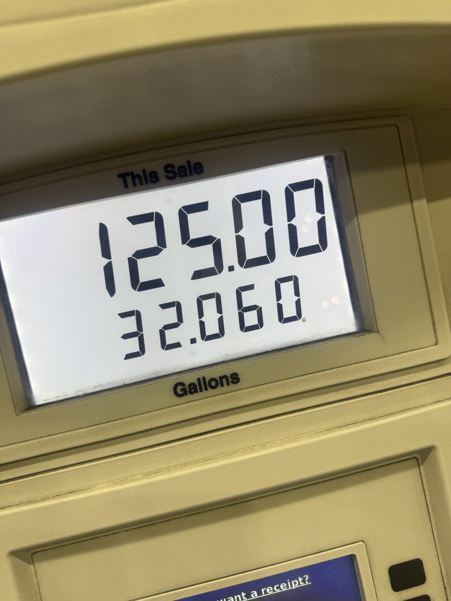 At least the limit is higher up here. Still didn't fill up, though.