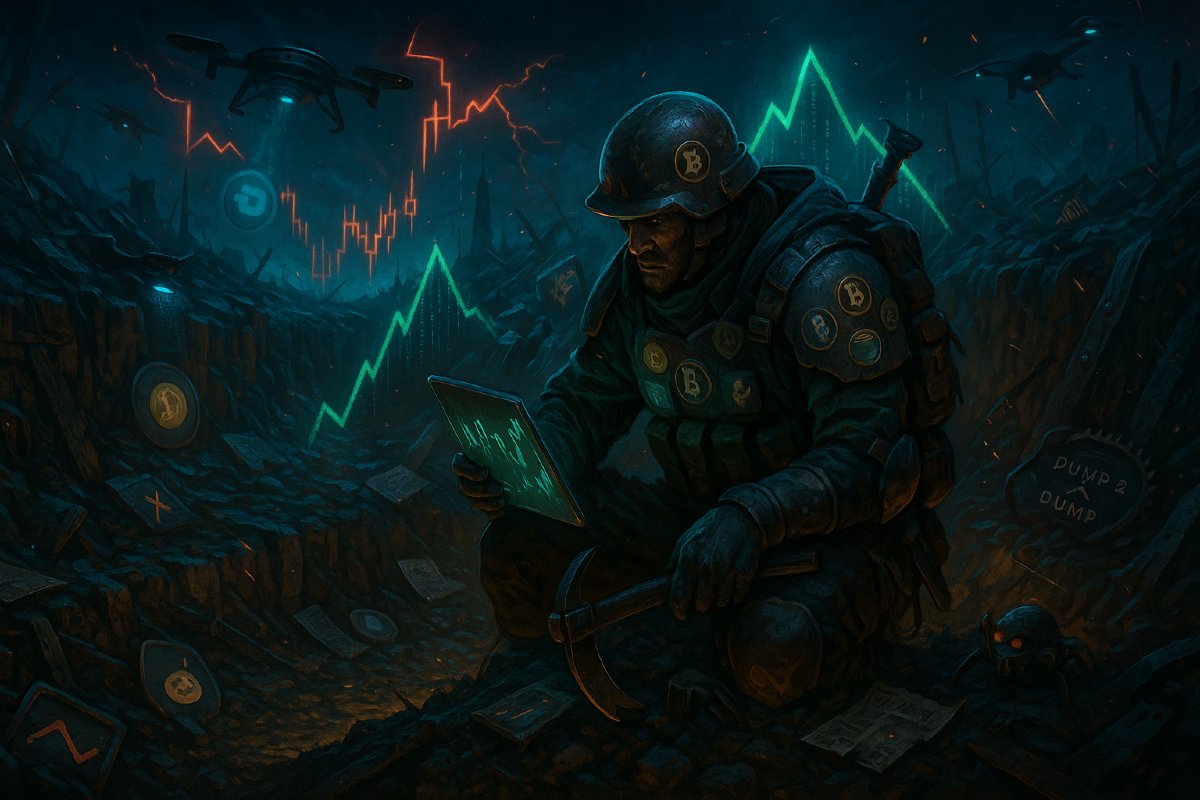 Stuck in the Meme Coin Trenches…

No exit. Just vibes. 🪖📉💀