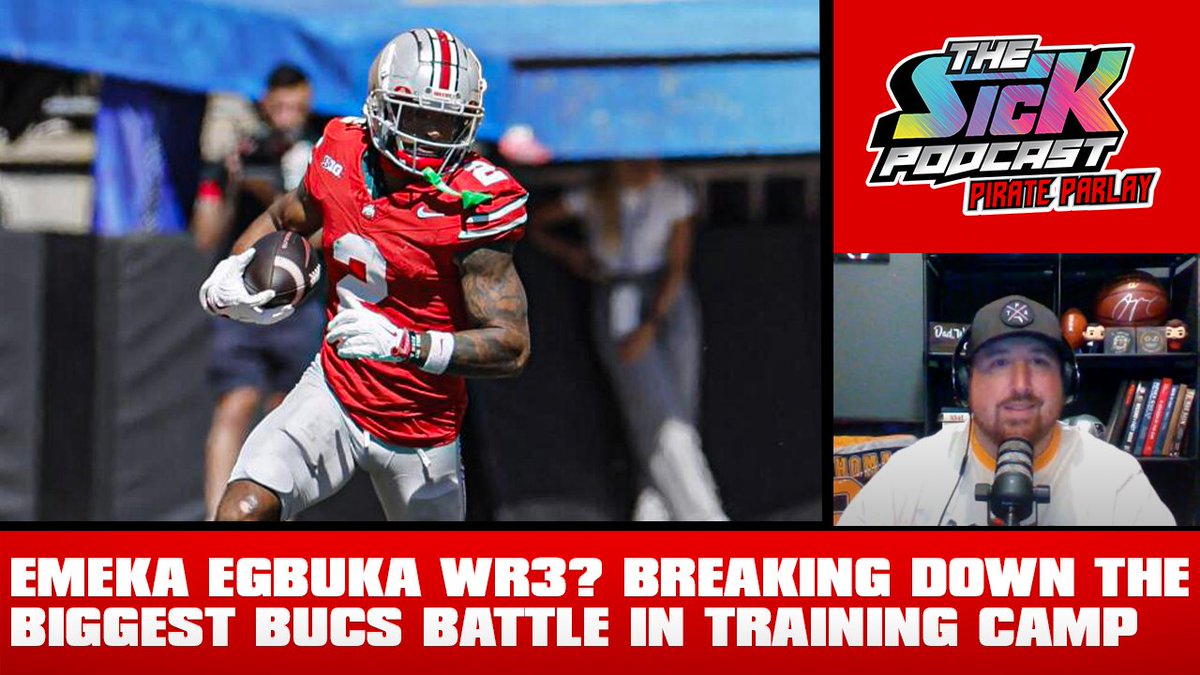 sickpodbucs's tweet image. 🚨New Episode🚨
@JCAllenNFL discusses:
🔴 Top offensive training camp battles
🔴 Return of the iconic all-white creamsicle jerseys
🔴 Reflects on the big changes
Full pod👇
Watch: youtube.com/live/y_R1GKHO4…
Listen: traffic.megaphone.fm/SICMED94313824…
#WeAreTheKrewe #thesickpodcast