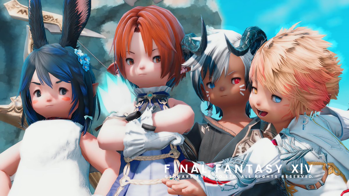 おはよう☀ 
#ララフェル 
#FF14 
#おはララ 
#lalafell 
#ララオス