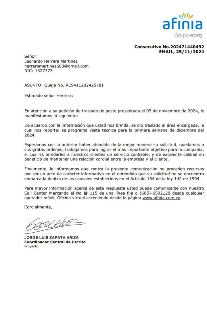 EL INFORMÁNTE CÓRDOBA 👁️🕵🏼♂️ (@elinformantecor) on Twitter photo Señores <a href="/Superservicios/">Superservicios</a> en nueva lucia perteneciente al municipio de #Monteria en Córdoba esta miserable empresa llamada <a href="/AfiniaGrupoEPM/">Afinia Grupo EPM</a> está esperando que haya una tragedia y un poste de estos que estan a punto de caer le caiga algún niño con una persona mayor, al igual que esté Señores <a href="/Superservicios/">Superservicios</a> en nueva lucia perteneciente al municipio de #Monteria en Córdoba esta miserable empresa llamada <a href="/AfiniaGrupoEPM/">Afinia Grupo EPM</a> está esperando que haya una tragedia y un poste de estos que estan a punto de caer le caiga algún niño con una persona mayor, al igual que esté
