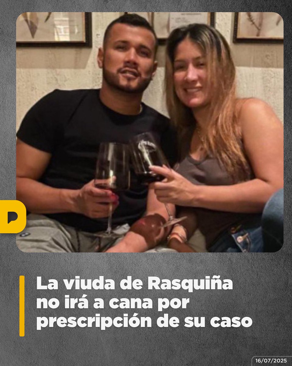 ¡No topó cana! Samara Rivera, viuda de alias Rasquiña, ya no irá a prisión. Una orden judicial anuló los cargos por asociación ilícita, al determinar que el caso prescribió. Rivera había sido sentenciada a cinco años en octubre de 2024 por este mismo proceso.