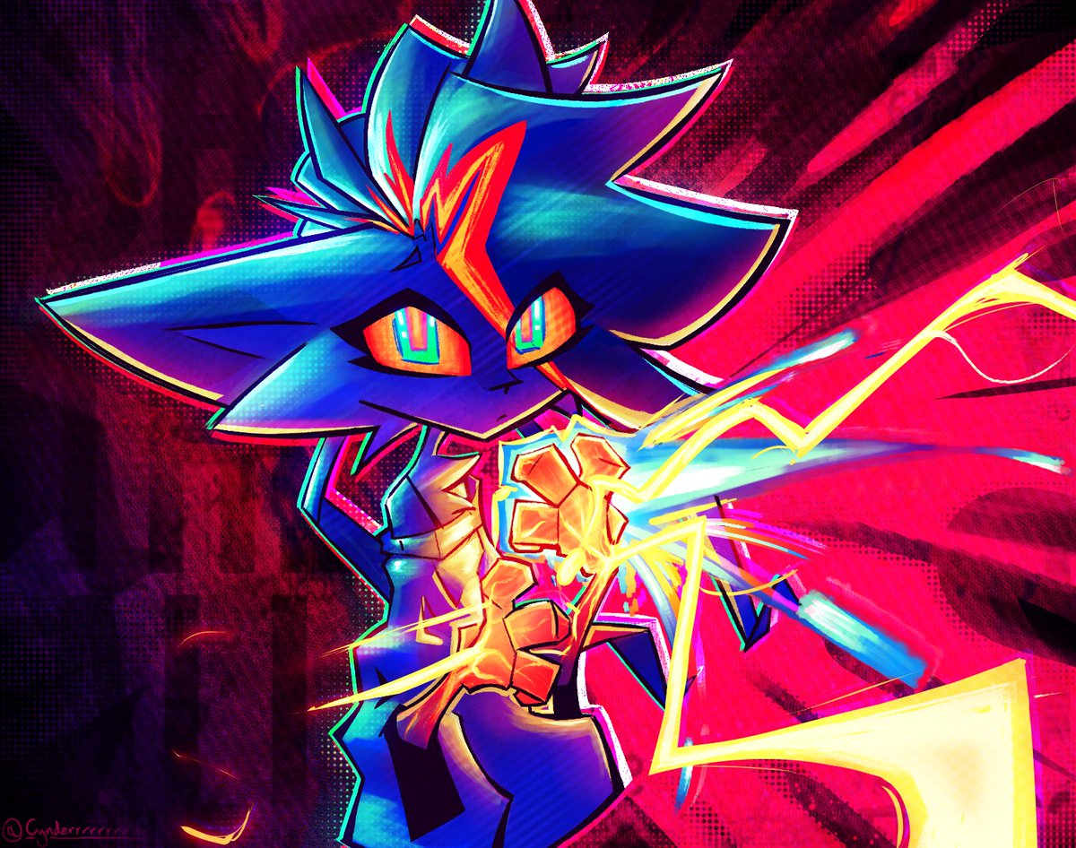 Spilled colors all over the screen woopsie