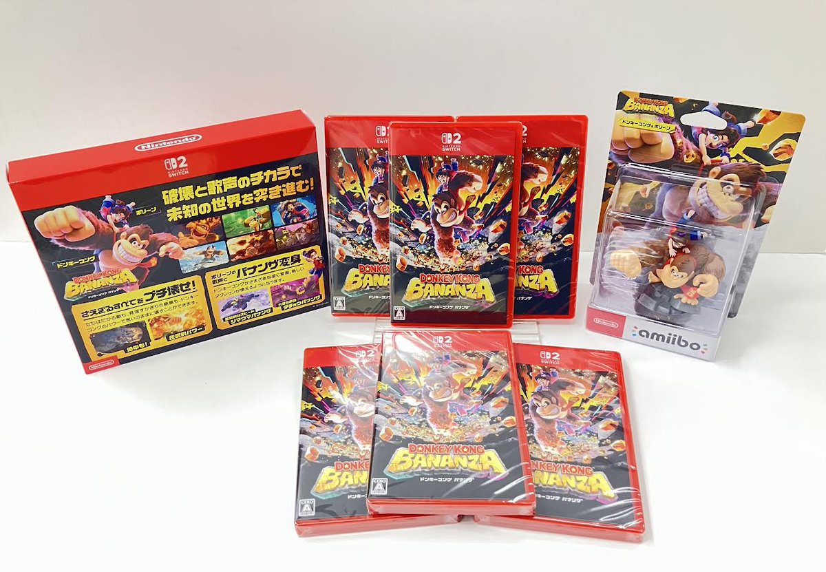 7月17日(木)発売📢 🔴switch2 用ソフト🔵 🍌ドンキーコング バナンザ
