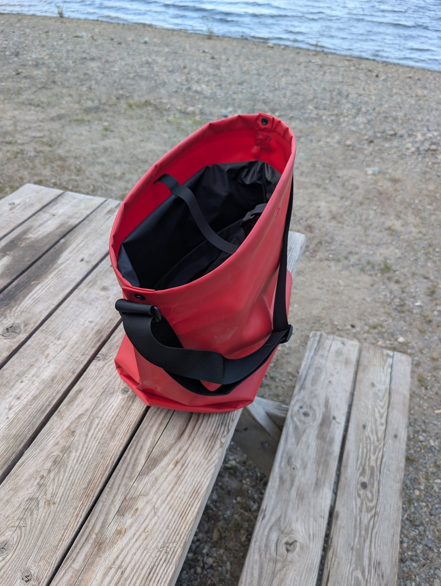 DaveMattson's tweet image. Discovered a shop/factory eqpd in Twisp, WA (a pretty remote town) right next to a DCFC, making these awesome bulletproof gear bags. I got one that converts from an open bag to a dry bag - made out of whitewater raft type material and rivets. @EqpdGear or eqpdgear.com/collections/ba…