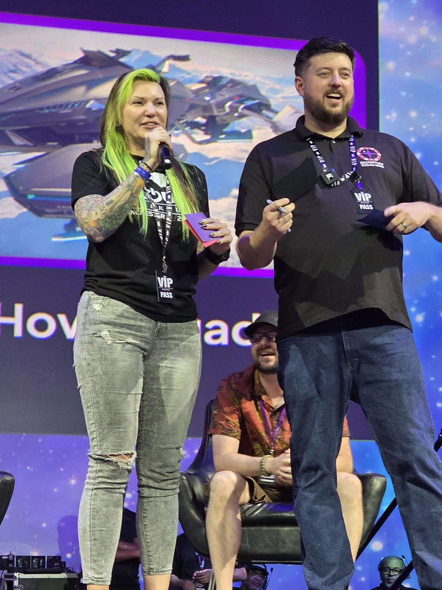 NicAtNight8's tweet image. Finally recovered from an amazing @RobertsSpaceInd #StarCitizen @barcitizensc and @QuantumVegas event.. as expected I’m terrible at taking photos, often running around or writing codes on the back of cue cards to giveaway. It was great to see you all! Onto the next one!!🚀🚀🚀