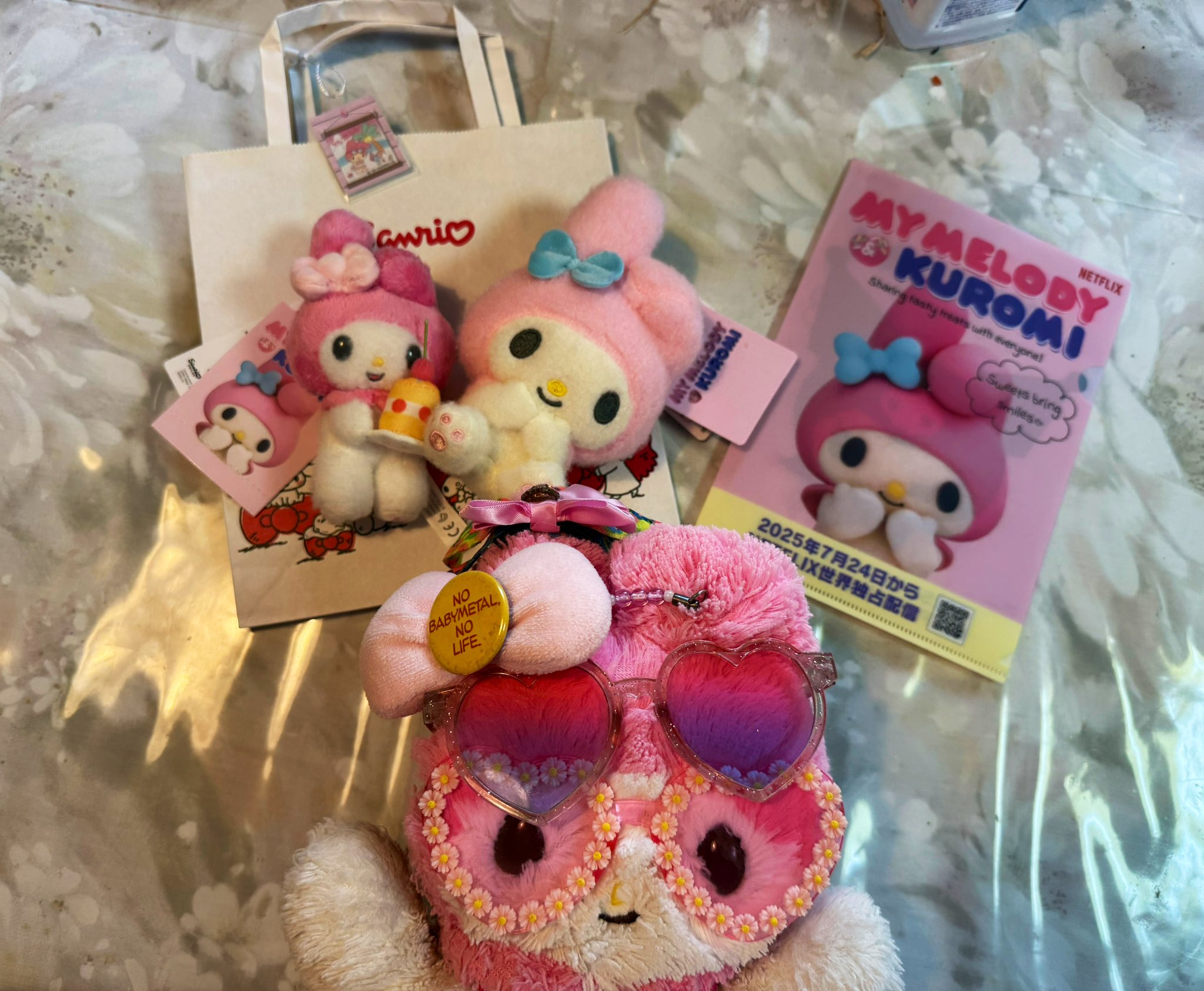 マイメロ ゆるかわ サンリオキャラクターズ LLぬいぐるみ“マイメロディ