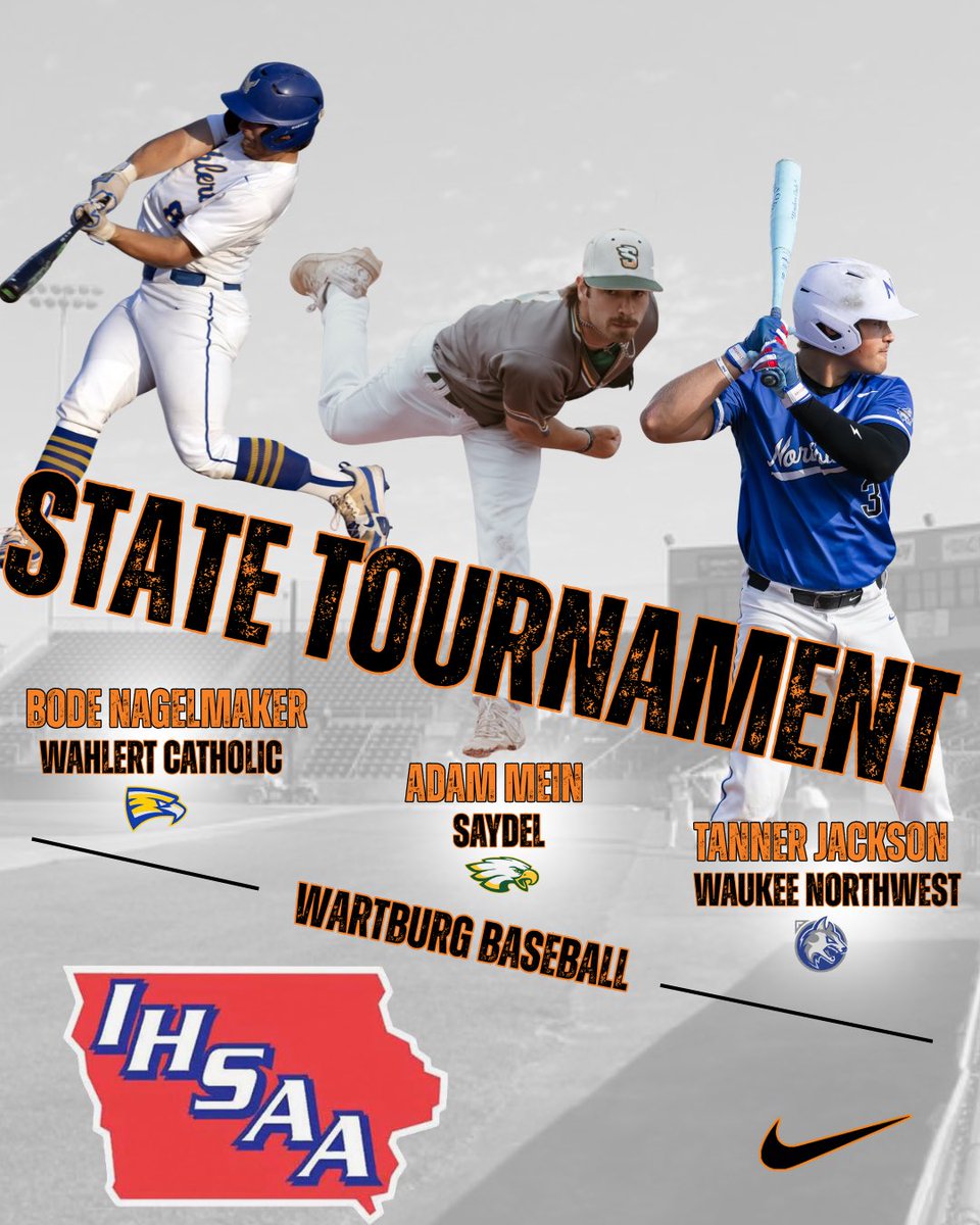 State bound! Congrats to these 3 incoming Knights! See you next week in Sioux City! #GoKnights