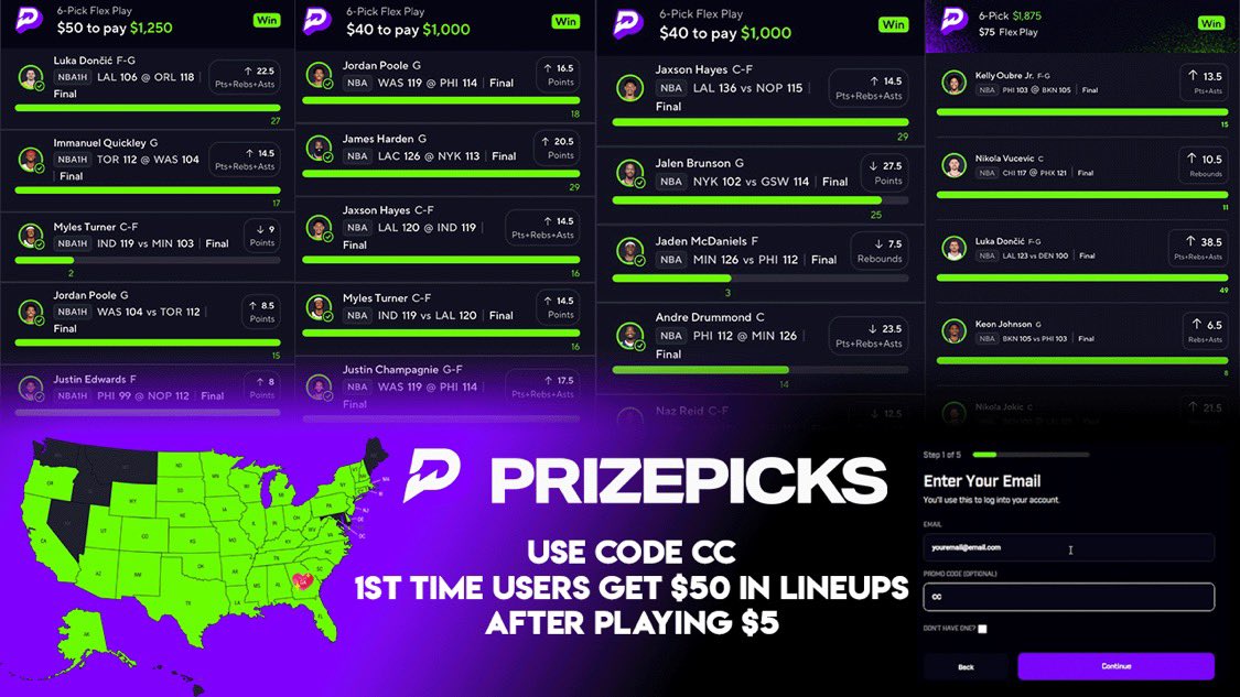 TheActualCC's tweet image. Quick update for the 1st half of going premium with DubClub.
July: +43.5u
Overall: +237.5u since March
We just getting started…
Premium: dubclub.win/TheActualCC/
Use Code CC🤝PrizePicks💰Play $5 to get $50 in Lineups: prizepicks.onelink.me/ivHR/CC
Discord: discord.gg/adkDRrpqk8