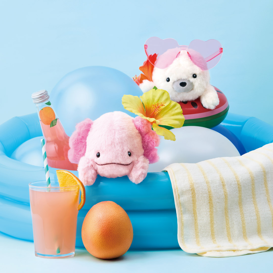 funbarus's tweet image. 今日は #海の日 ！！
熱中症に気をつけてたくさんあそぼ～！
フェアリーもゴマシロウも水遊び満喫中☀🍹
#ふんばるず
