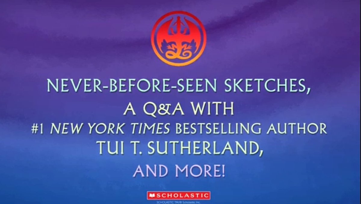 WingsOfFireNews's tweet image. #WingsOfFireNews!
The Special Edition 1-5 Book Pack will have Never Before Seen Sketches, a QNA with Tui, and MORE!
VIA Scholastic: youtu.be/u5N6noYDDCk?si…
#WingsOfFire