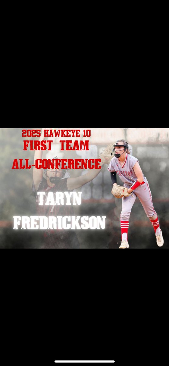taryn fredrickson (@tarynfredricks3) on Twitter photo very thankful to be named first team all conference. excited to go to my next chapter at <a href="/SCStormSoftball/">Simpson Softball β‘οΈ</a>
stats:
255 strikeouts
27-4 record
1.43 era
0.88 whip very thankful to be named first team all conference. excited to go to my next chapter at <a href="/SCStormSoftball/">Simpson Softball β‘οΈ</a>
stats:
255 strikeouts
27-4 record
1.43 era
0.88 whip