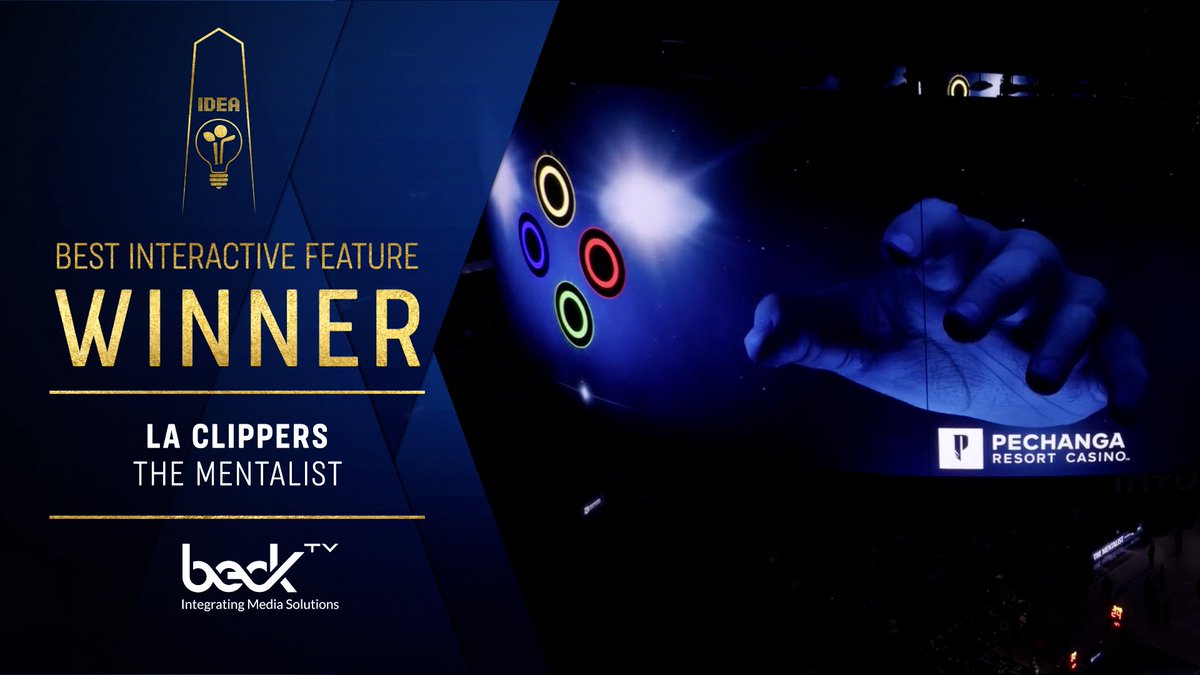 Congratulations to the the LA Clippers, winner of Best Interactive Feature!

#IDEABoston