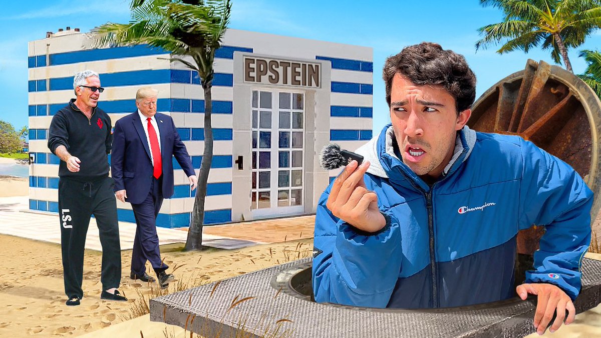 tyleraloevera's tweet image. New thumbnail for Epstein Island video
ft. @POTUS