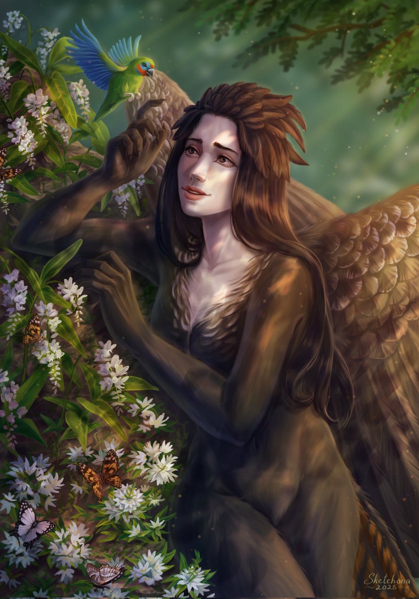 Sketchona's tweet image. Невеличка повноцінка, яку малювала для @ruby_groza 🥺💚
#украрт #digitalillustration #digitalart