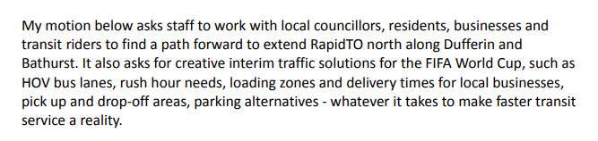 Absolutely feckless letter from <a href="/MayorOliviaChow/">Mayor Olivia Chow 🇨🇦</a> 
on implementing bus lanes between Eglinton and Bloor. These lanes were first proposed 5 yrs ago. The “path forward” was presented in the original plan. It could be approved today. It won’t be because the mayor doesn’t care.