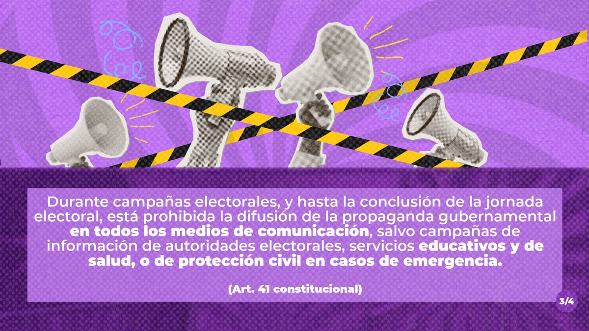 INEMexico's tweet photo. 📢 ¿Sabes qué es la propaganda gubernamental?  

Es la información que difunden los tres órdenes de gobierno sobre sus acciones, logros o compromisos cumplidos. Conoce más👇 https://t.co/9iQFRVF7em